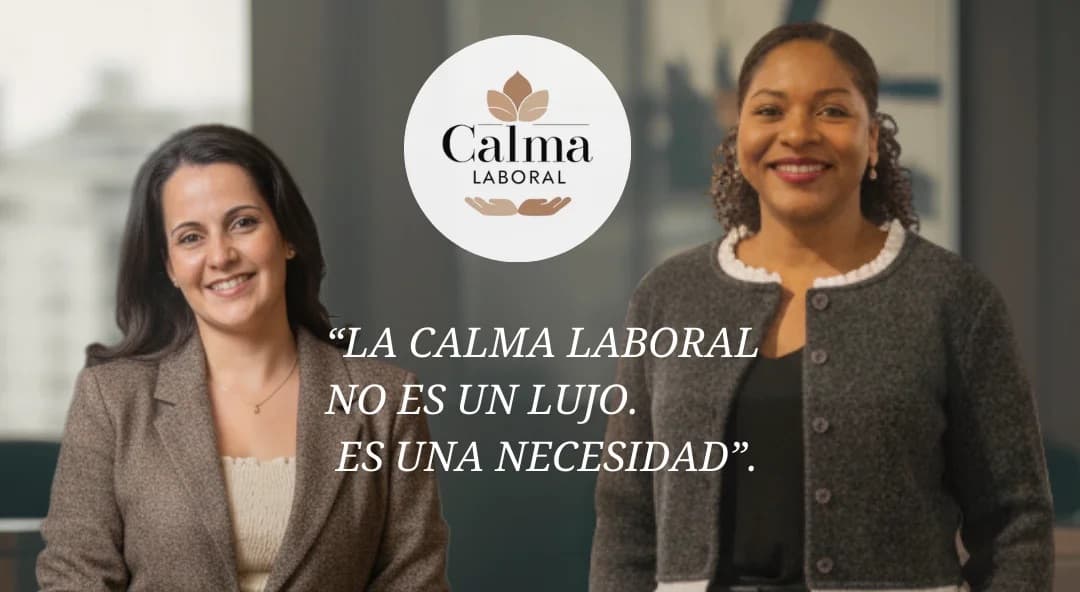 The founders of Calma Laboral